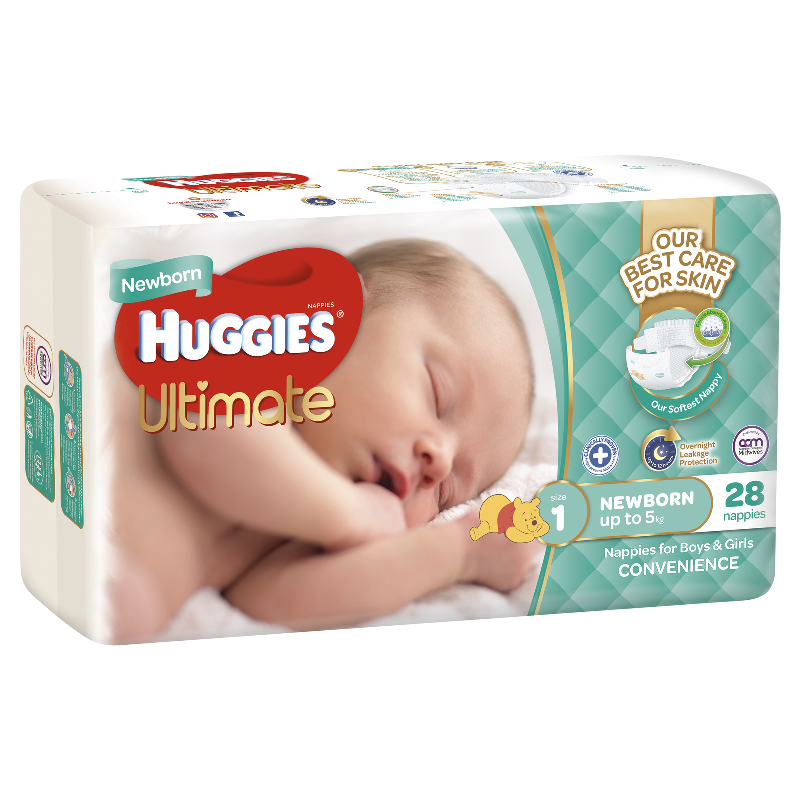 Buy Huggies Ultimate Nappies Newborn at Mighty Ape NZ