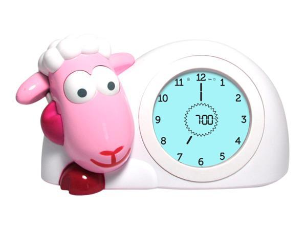 Zazu Sam the Sheep Sleep Trainer Clock - Pink image