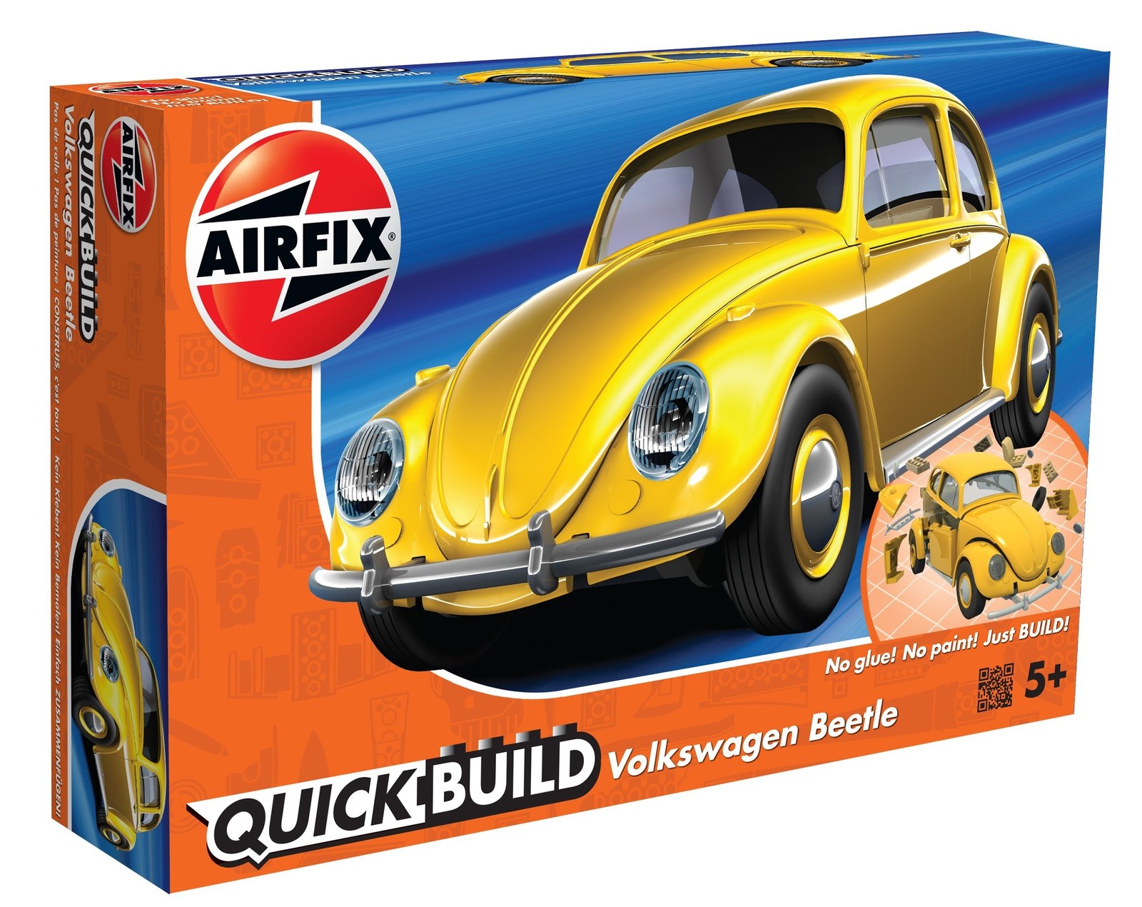 Airfix Quickbuild Volkswagen Beetle Yellow - Model Kit