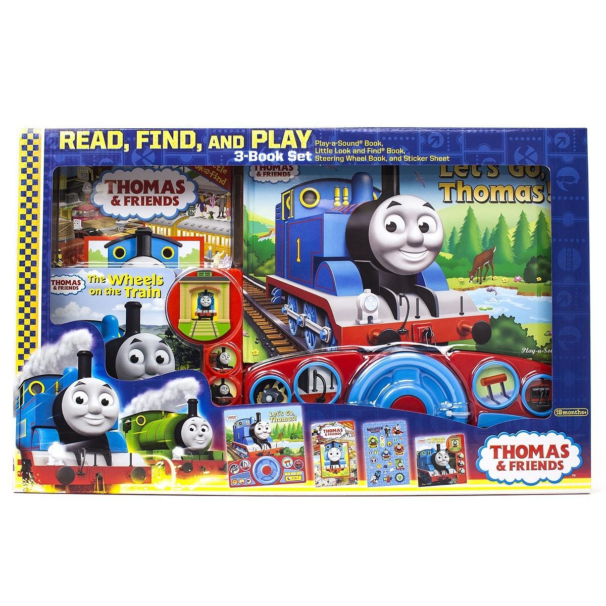 Thomas & Friends Read, Find And Play 3-Book Set by Thomas & Friends image