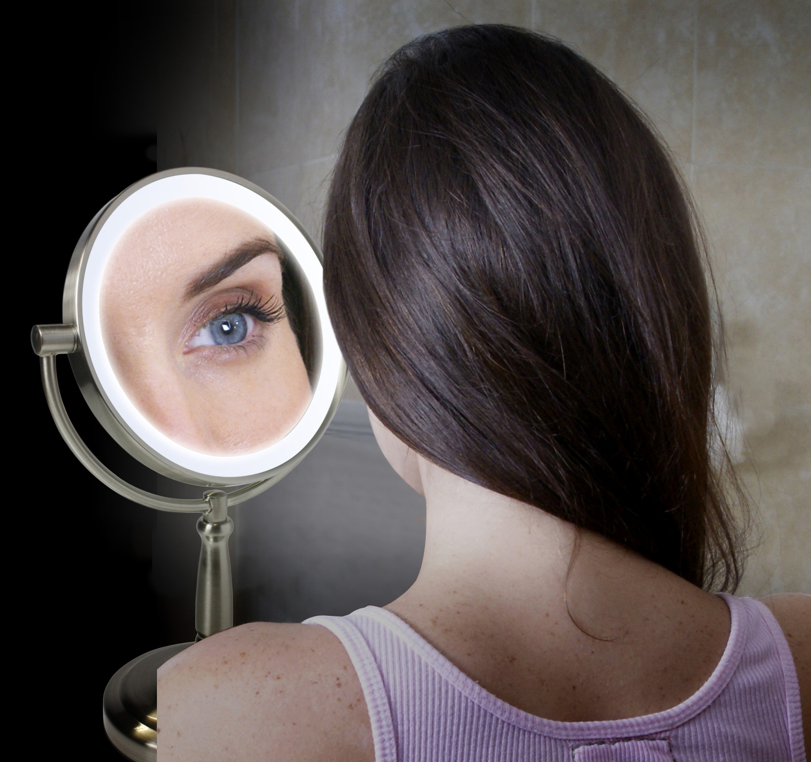 Buy Homedics LED Illuminated Make Up Mirror Mid Size at Mighty Ape NZ