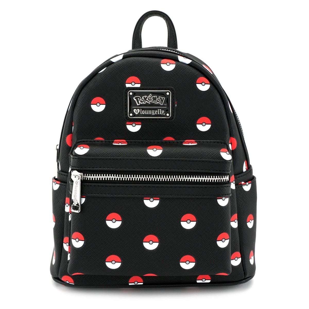 Loungefly Pokemon Pokeball Print Mini Backpack image