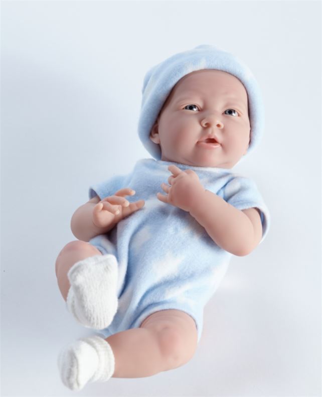 La Newborn - Real Boy Baby Doll - Blue (38cm) image