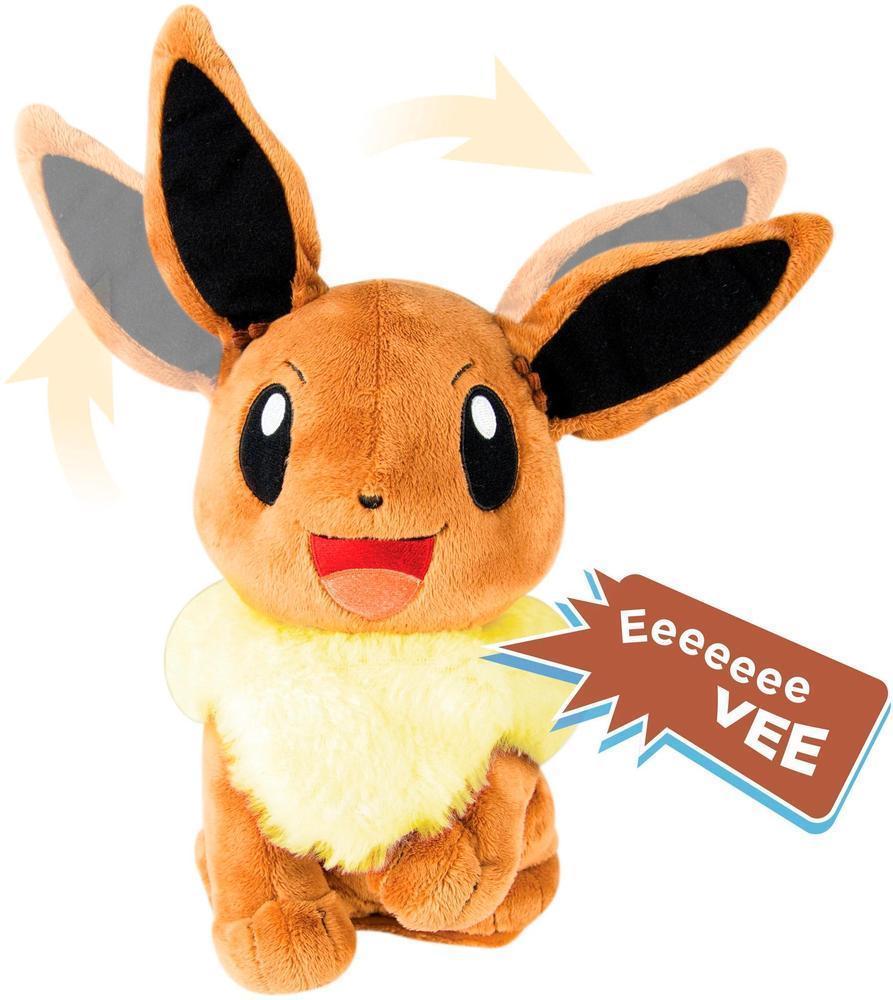 Pokemon My Friend Lights and Sounds Plush Eevee 10" image