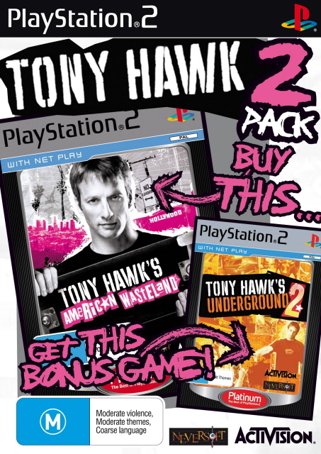 Tony Hawk's Underground 2 + American Wasteland Platinum Double Pack for PlayStation 2 image