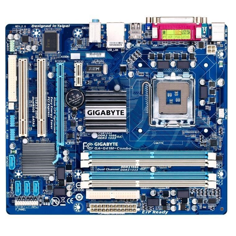 Gigabyte GA-G41M-COMBO for Intel LGA775 Motherboard