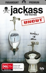 Jackass - The Movies: Number 1 / Number 2 - Uncut (2 Disc) on DVD Jackass - The Movies: Number 1 / Number 2 - Uncut (2 Disc) on DVD