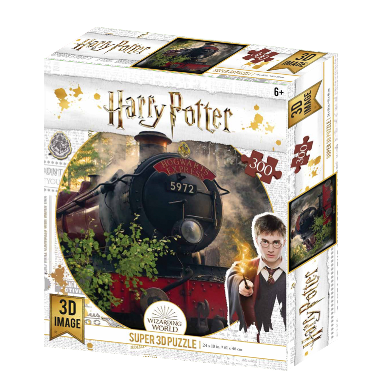 Harry Potter Super 3D 300Piece Jigsaw Puzzle Toy at Mighty Ape NZ