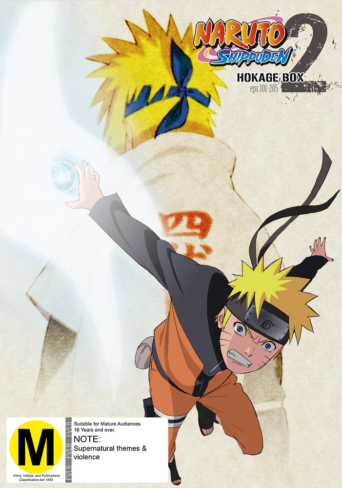 Naruto Shippuden - Hokage Box 2 (Eps 101-205) on DVD image