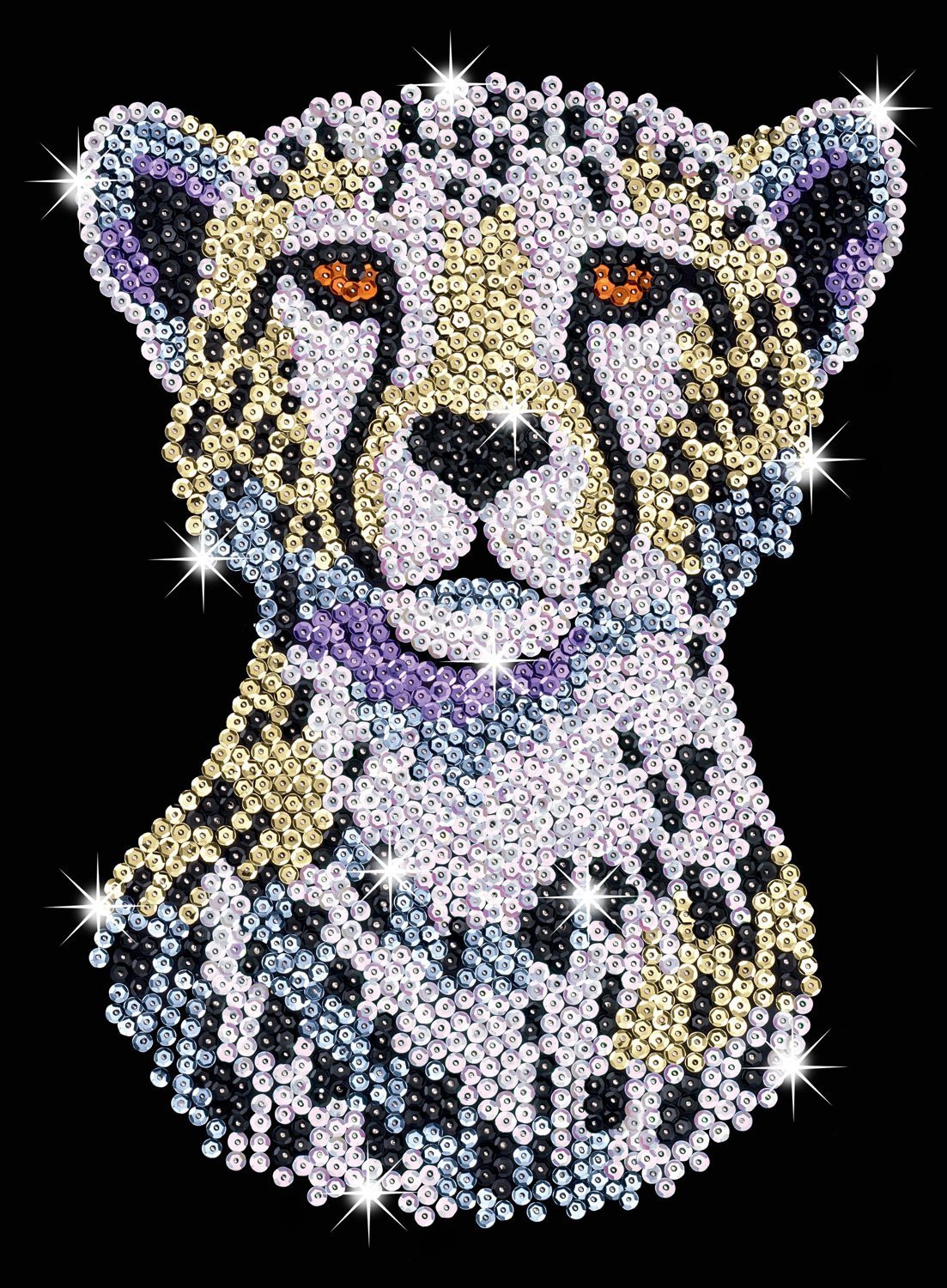 Sequin Art - Snow Cheetah