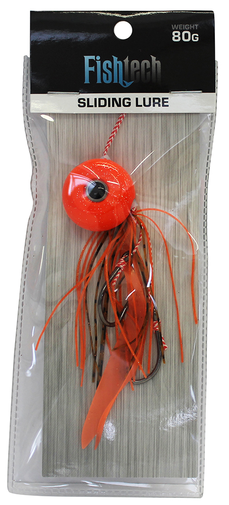Fishtech 80g Slippery Slider Lure - Orange image