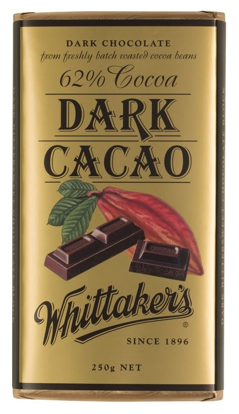 Whittakers 62% Dark Cacao Block 250g image