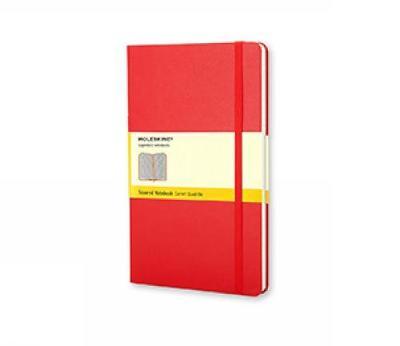 Moleskine Squared Notebook (Large, Hard, Red) by Moleskine