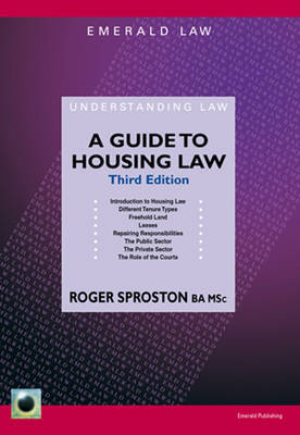 A Guide To Housing Law by Roger Sproston image