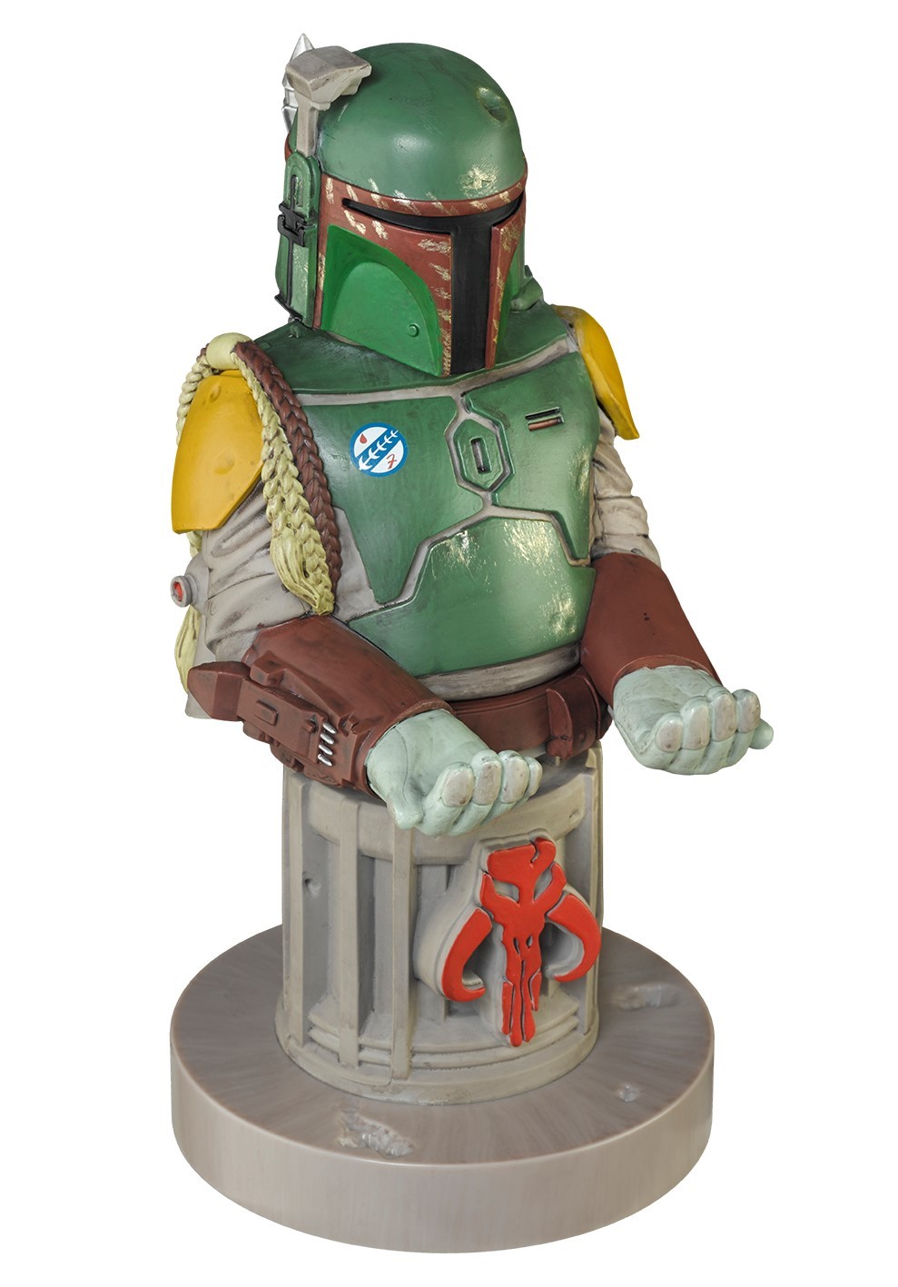 Cable Guy Controller Holder - Boba Fett on Plinth on PS4