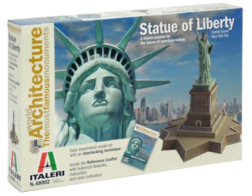 Italeri 1250 Statue Of Liberty World Architecture Model Kit Images
