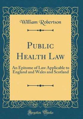Public Health Law by William Robertson image