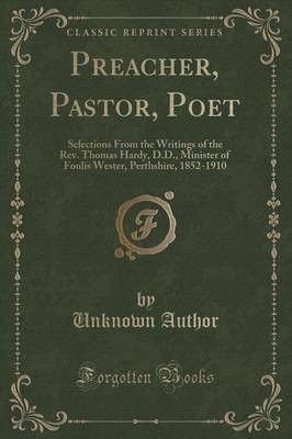 Preacher, Pastor, Poet by Unknown Author image