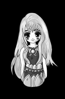 Cute Black And White Anime Girl image