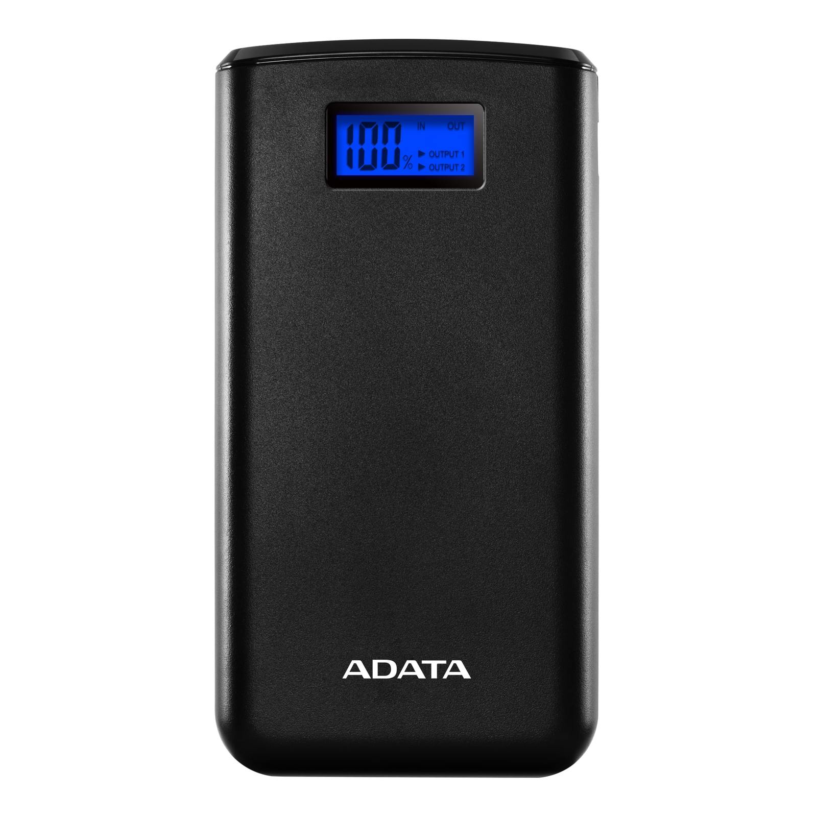 ADATA 20,000mAh Powerbank - Black | at Mighty Ape NZ