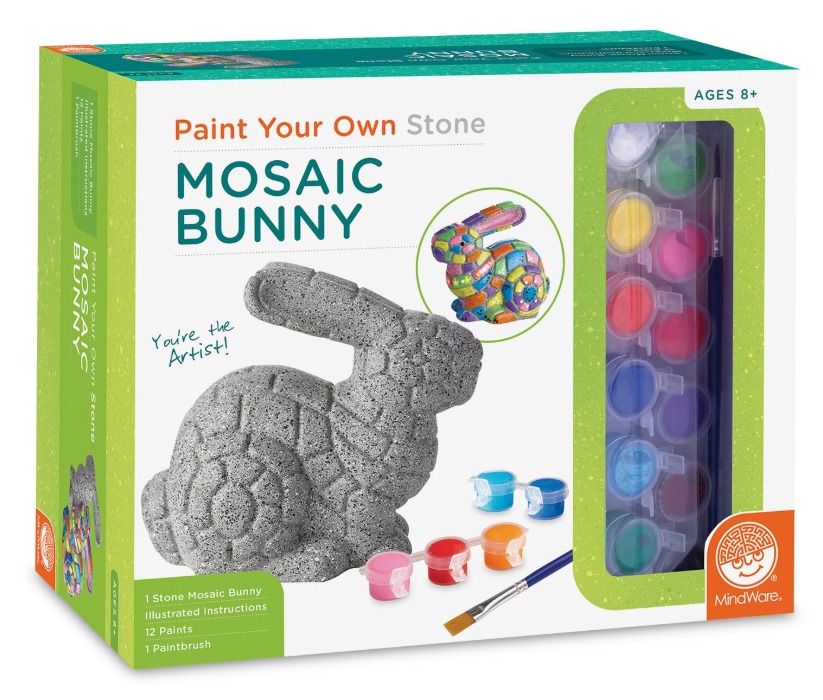 Paint Your Own Stone - Mosaic Bunny image