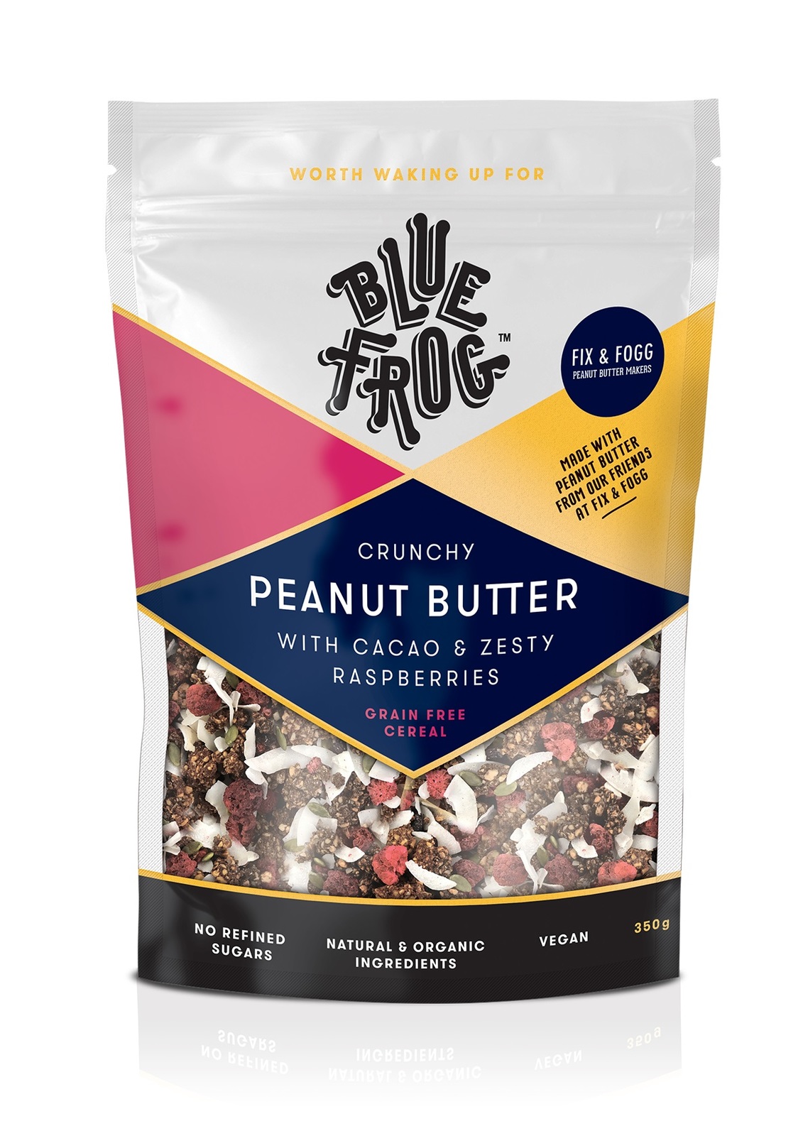 Blue Frog Zesty Peanut Butter with Raspberries 350g image