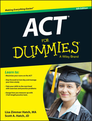 ACT For Dummies by Lisa Zimmer Hatch