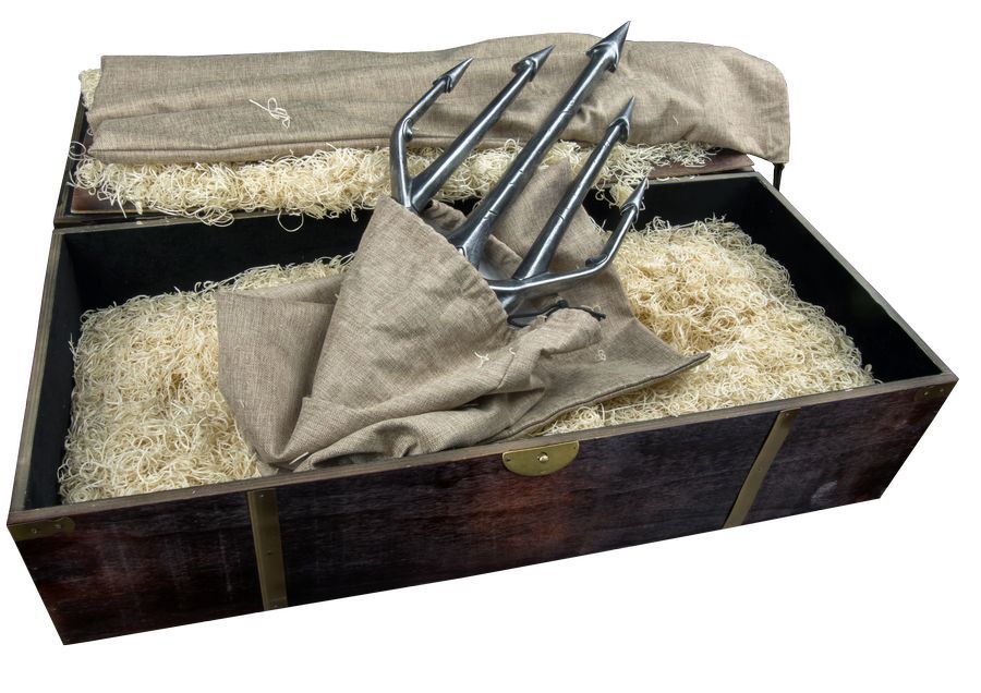 Aquaman's Trident & Treasure Chest LifeSize Replica at Mighty Ape