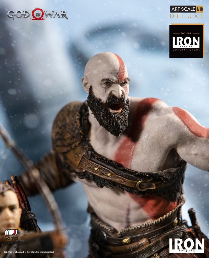 God of War (2018): 1/10 Kratos & Atreus - Battle Diorama Statue image