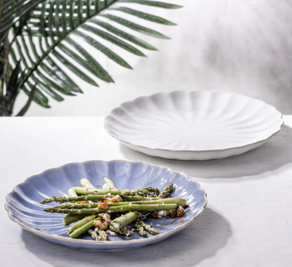 Ladelle Marguerite Powder Blue Dinner Plate (Set of 4) at Mighty Ape NZ