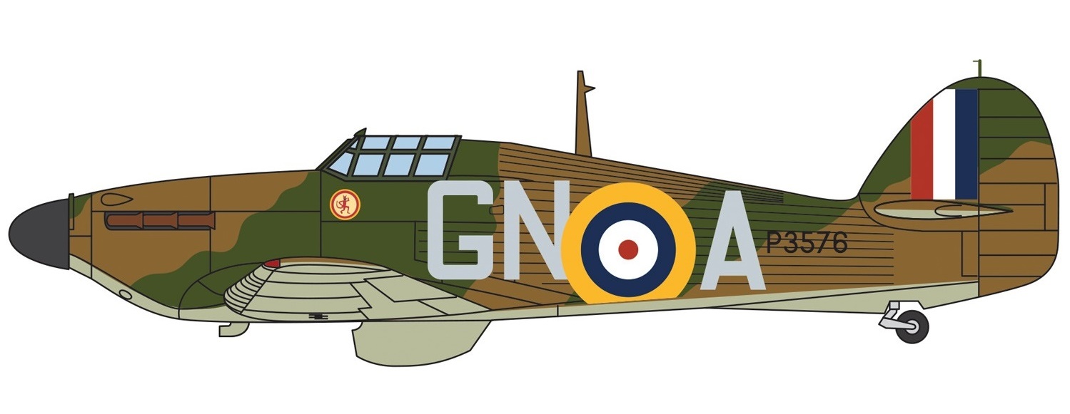 Corgi: 1/72 Hawker Hurricane Mk.I 'Nicholson' - Diecast Model