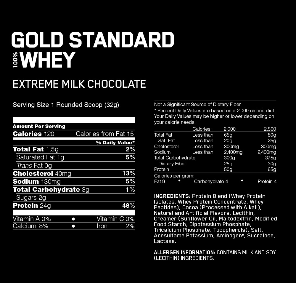 Optimum Nutrition Gold Standard 100% Whey - Extreme Milk Chocolate (4.55kg) image