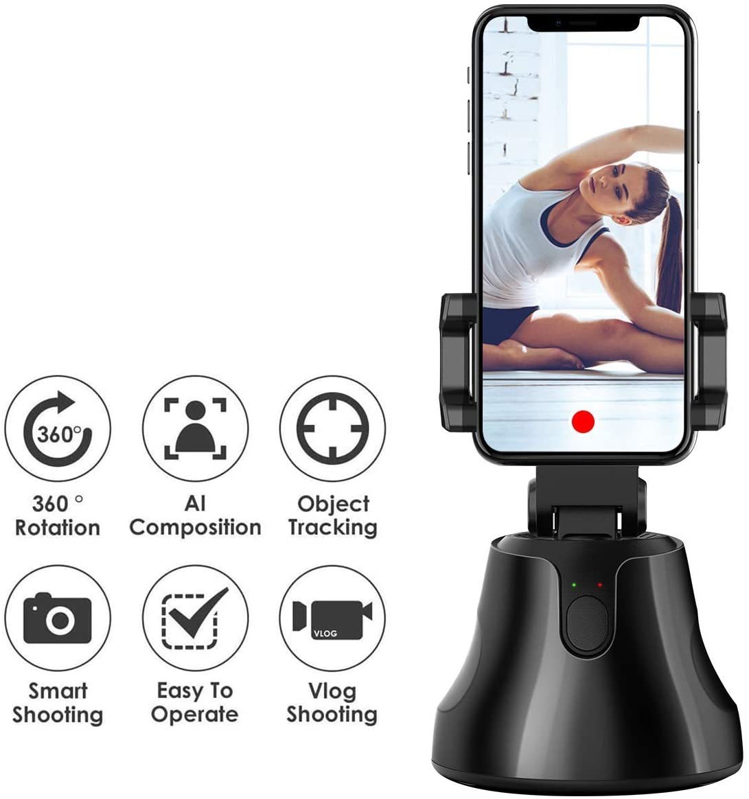 Automatic Selfie Stick 360° Intelligent Tracking Camera Mobile Phone