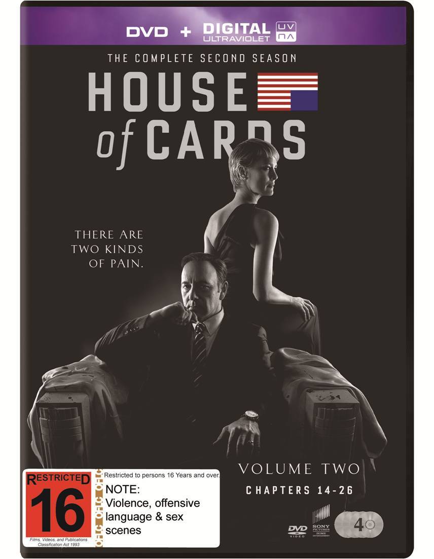 House of Cards - The Complete Second Season on DVD