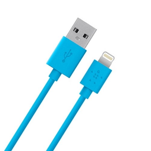 Belkin - Lightning to USB ChargeSync Cable - 1.2m (Blue) image