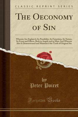 The Oeconomy of Sin by Peter Poiret