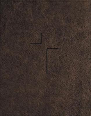 The Jesus Bible, NIV Edition, Leathersoft, Brown, Comfort Print by Zondervan image