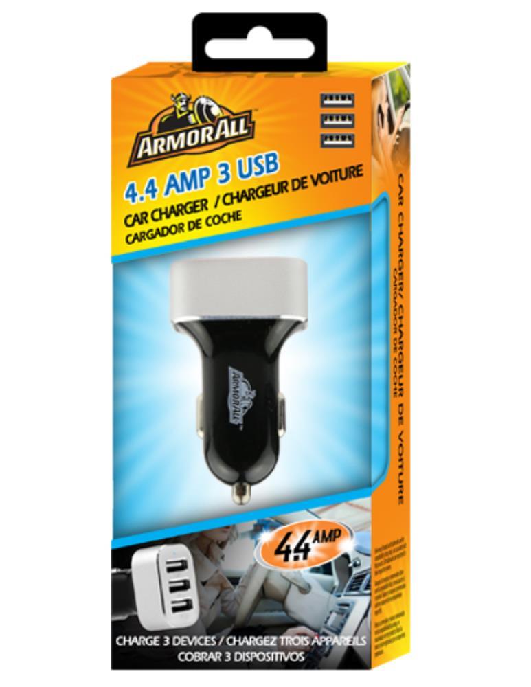 Armor All: 4.4Amp 3 Port Car Charger image