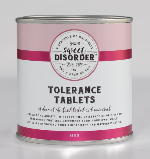 Sweet Disorder: Tolerance Tablets (150g) image