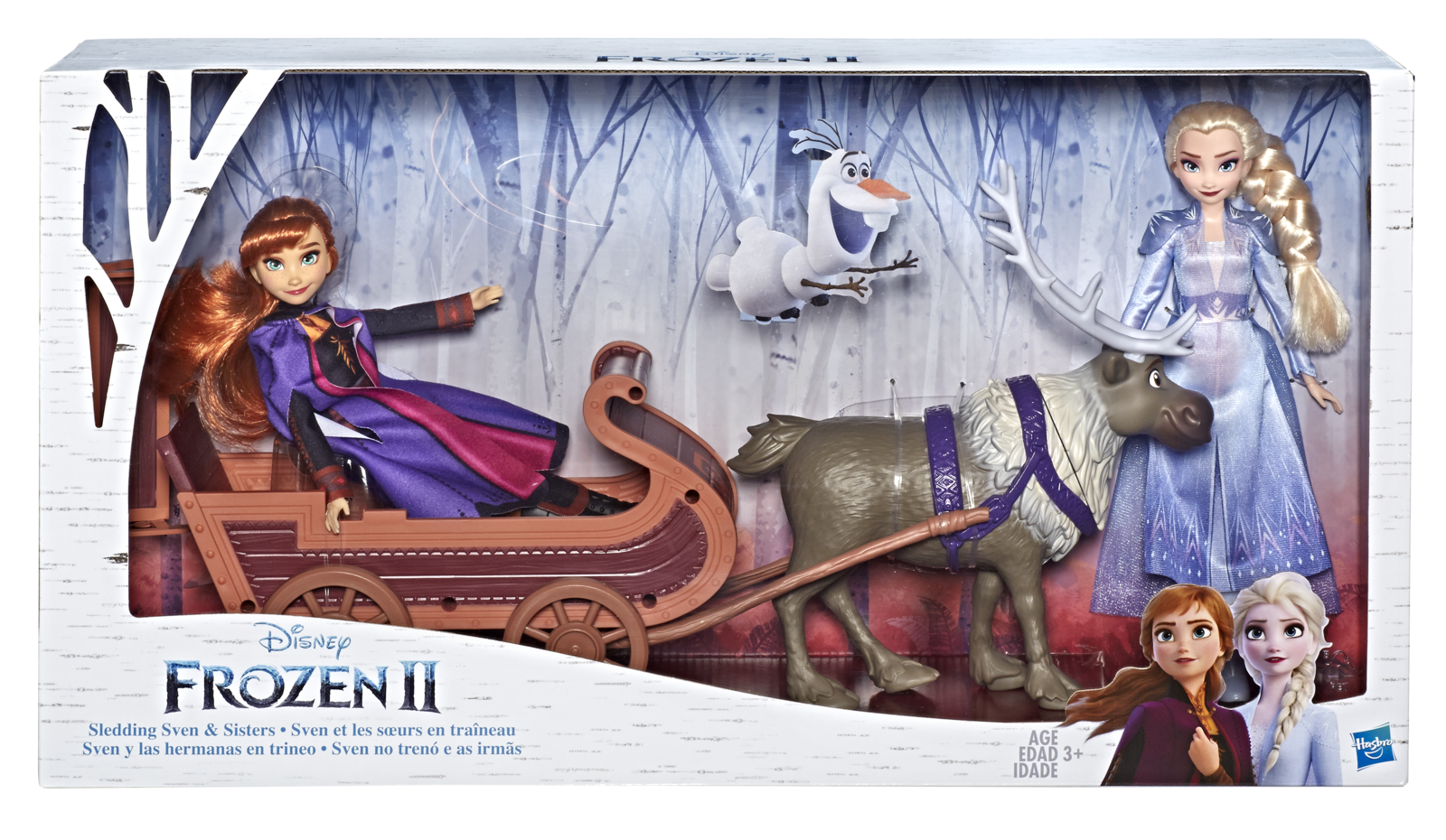 Frozen II: Sledding Sven & Sisters - Doll Playset image