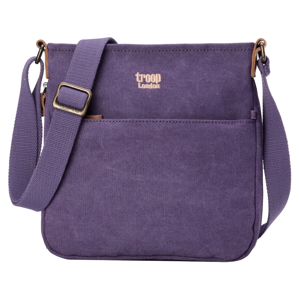 Classic Small Zip Top Shoulder Bag Purple Women's at Mighty Ape NZ