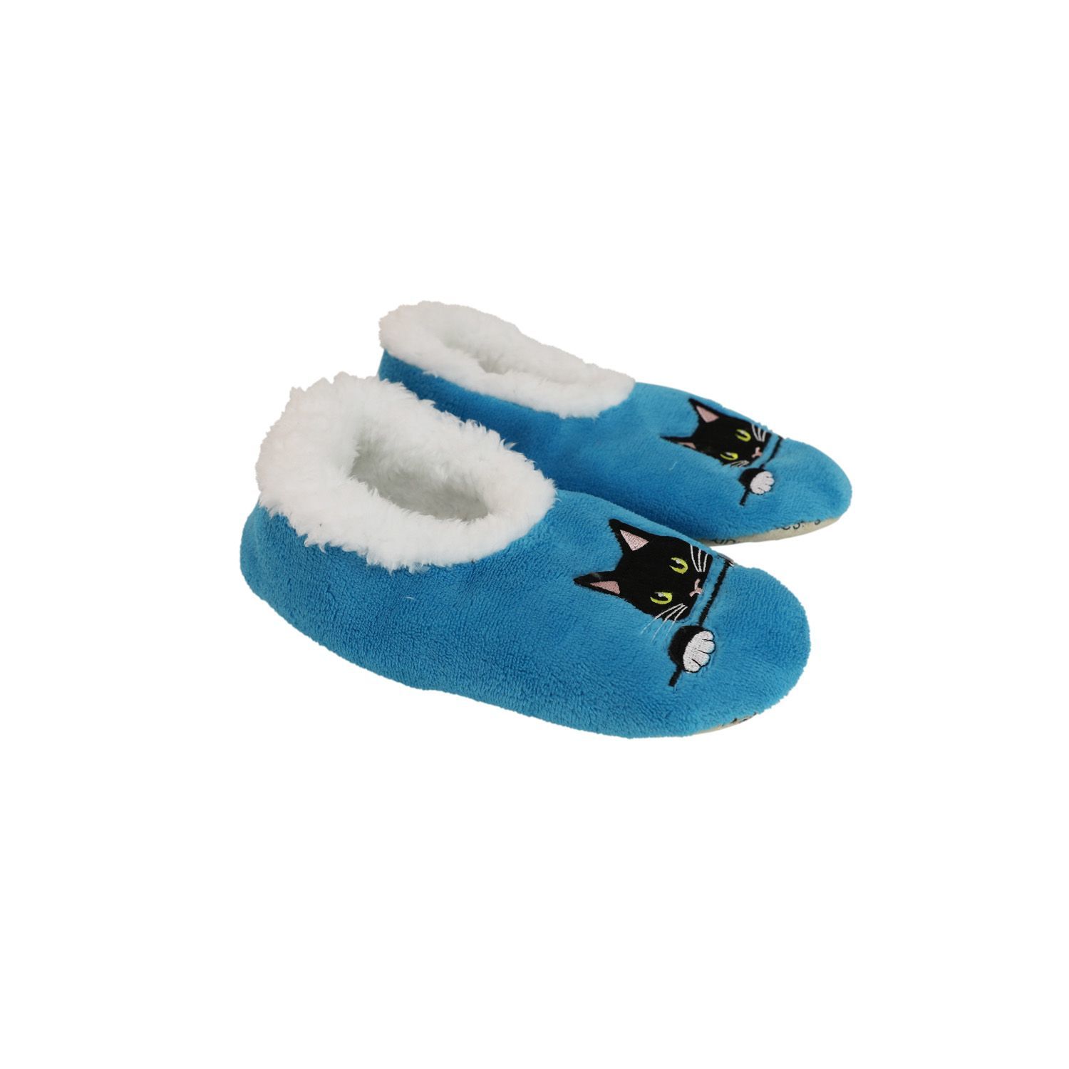 Slumbies Peek-A-Boo Cat Pairables Slippers (L)