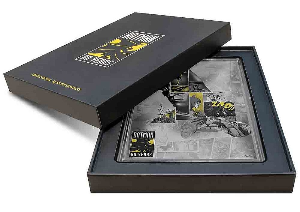 NZ Mint: Batman - Silver Coin Note - 80th Anniversary (5g Silver) image