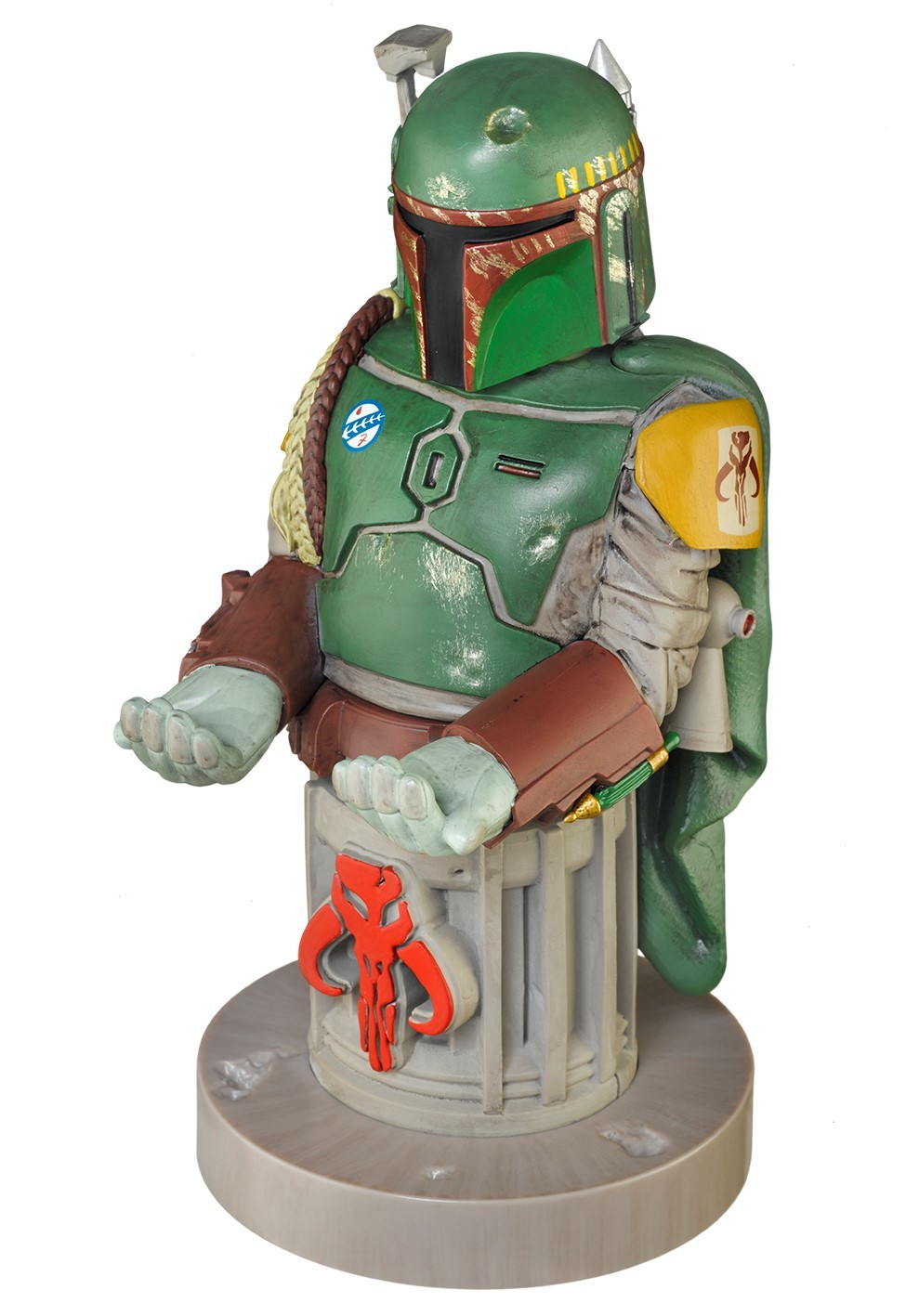 Cable Guy Controller Holder - Boba Fett on Plinth on PS4