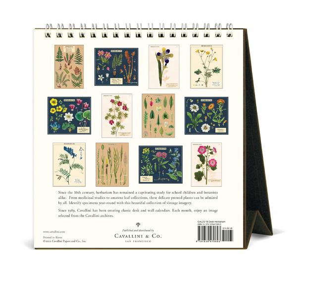 Buy Cavallini & Co Vintage Herbarium Desk Calendar (2023) at Mighty