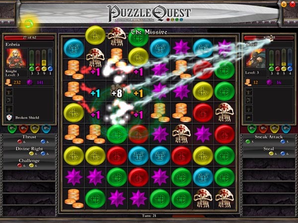 Puzzle Quest: Challenge of the Warlords (Jewel Case packaging) for PC Games image