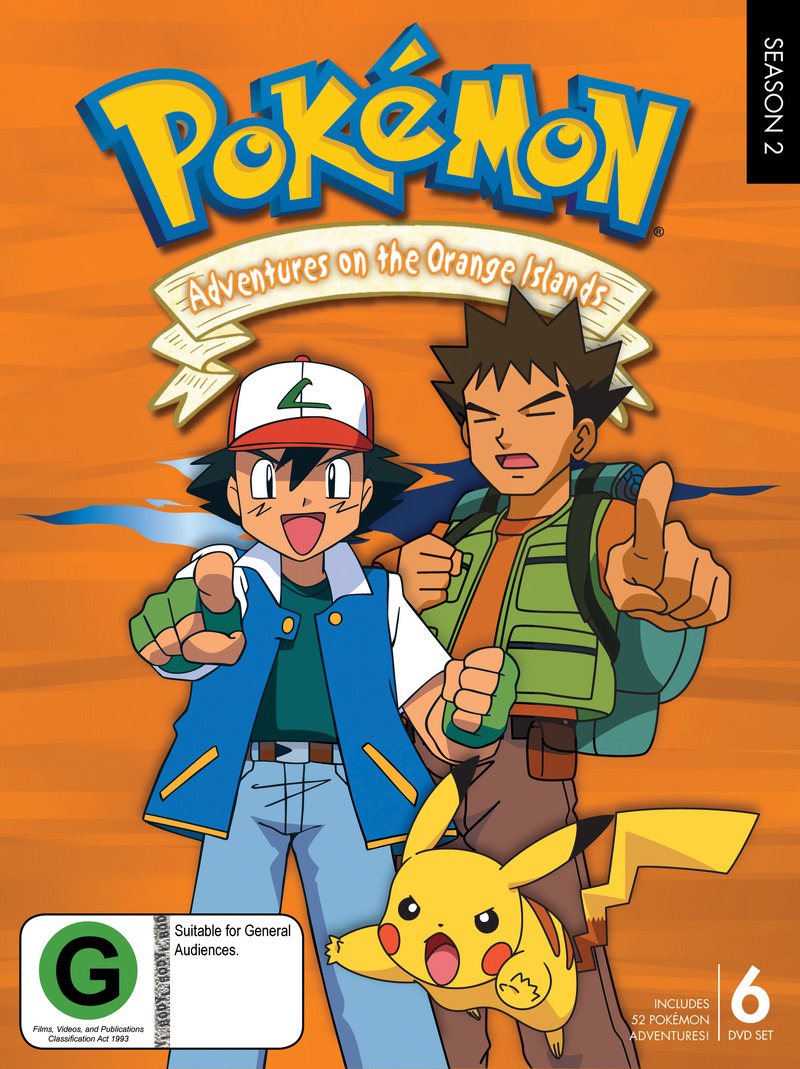 Pokemon Season 2 Adventures on the Orange Islands (6 Disc Set) DVD