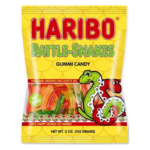 Haribo Rattlesnakes (142gms)