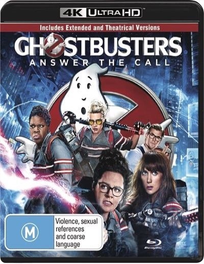 Ghostbusters (2016) on Blu-ray, UHD Blu-ray