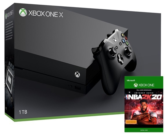 Xbox One X 1TB NBA 2K20 Console Bundle for Xbox One image
